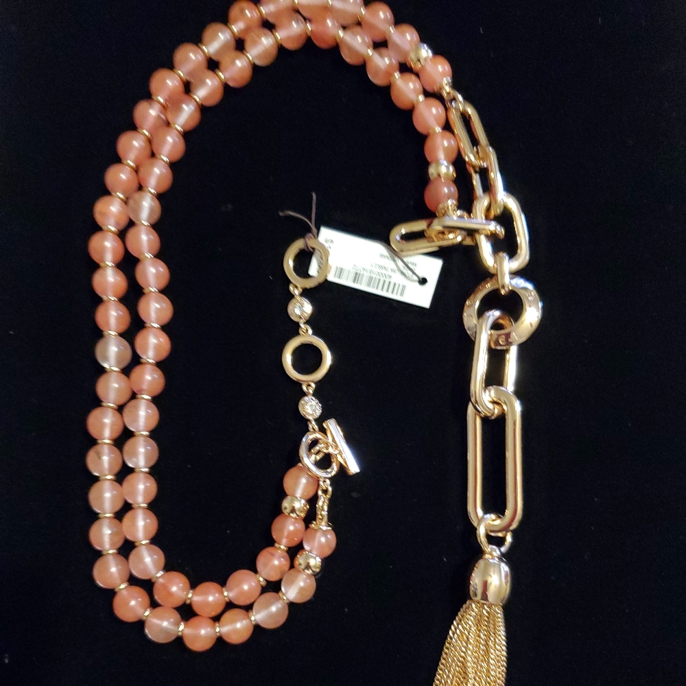 Henri Bendel Necklace- Coral